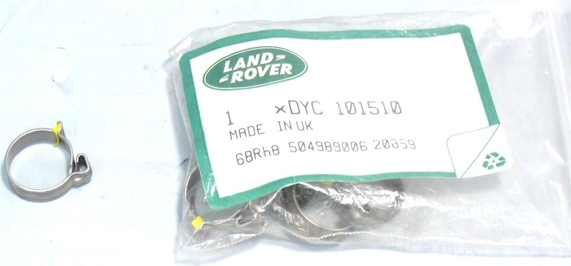 Клипса патрубка омыва фар прав. D2 (DYC101510||LAND ROVER)